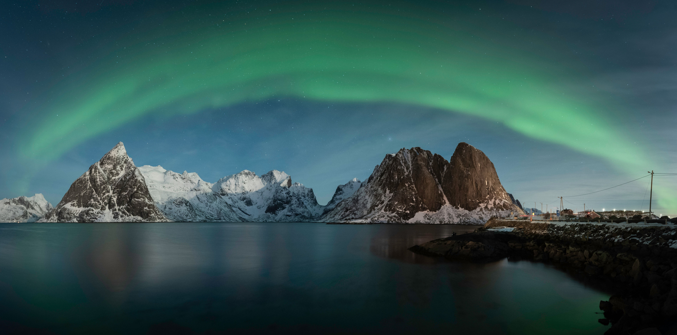 Aurora Borealis Lofoten Islands Fotograf Steven Henriksen
