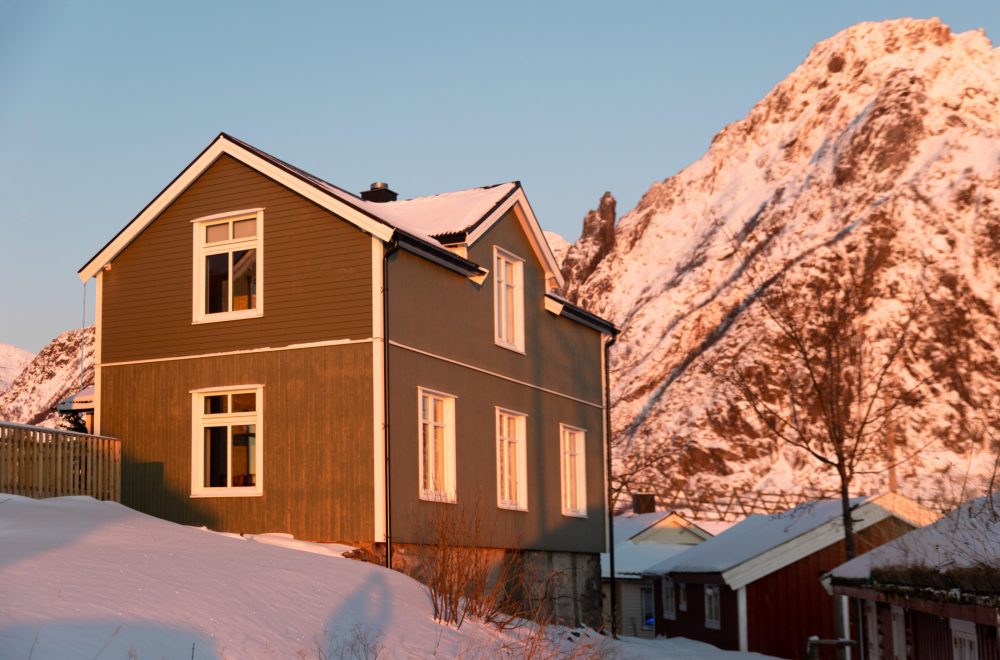 The foreman`s house in Svinøya